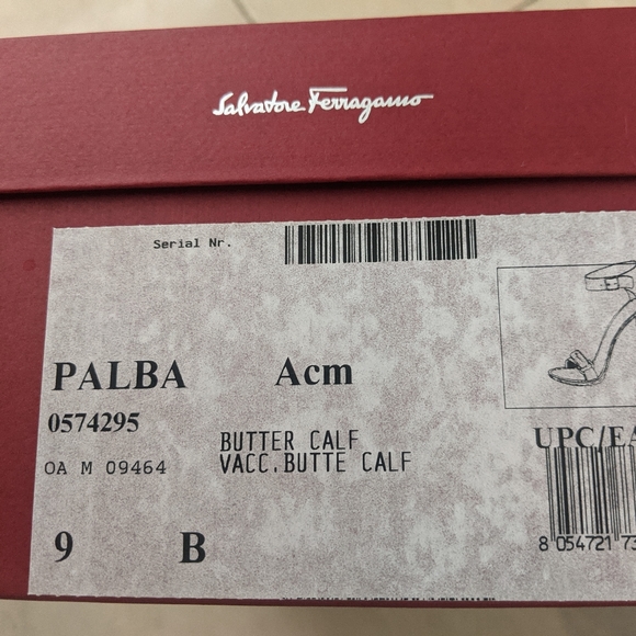 Salvatore Ferragamo open toe heels - Picture 7 of 9